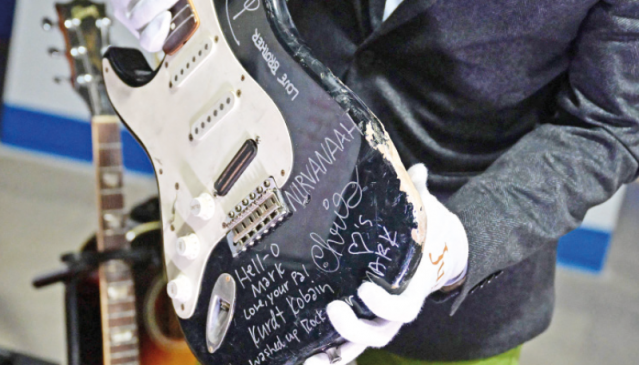 Guitar Smashed By Kurt Cobain Sells For 600k The Business Post