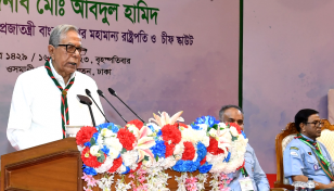 টেকসই উন্নয়নে দুর্যোগ মোকাবিলায় প্রস্তুতি নেয়ার আহ্বান রাষ্ট্রপতির