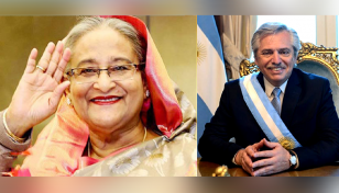 আর্জেন্টিনার প্রেসিডেন্টকে প্রধানমন্ত্রীর অভিনন্দন