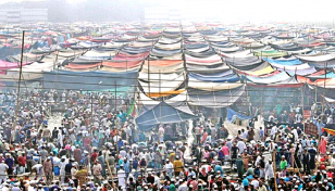 বিশ্ব ইজতেমার আখেরি মোনাজাত শুরু 