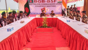 বিজিবি-বিএসএফ’র পতাকা বৈঠক