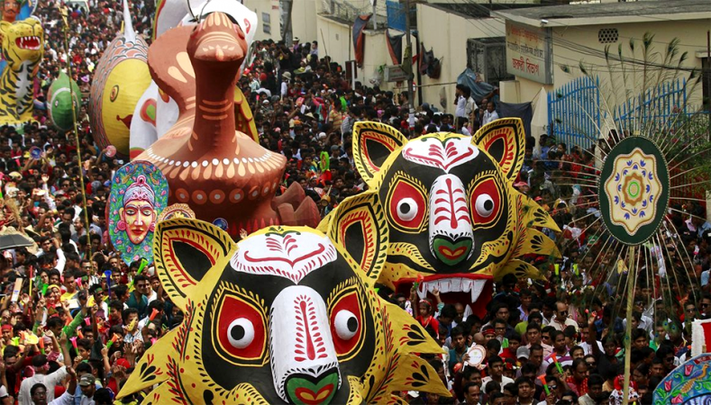 মঙ্গল শোভাযাত্রা বন্ধে ‘চিরকুট’, থানায় জিডি