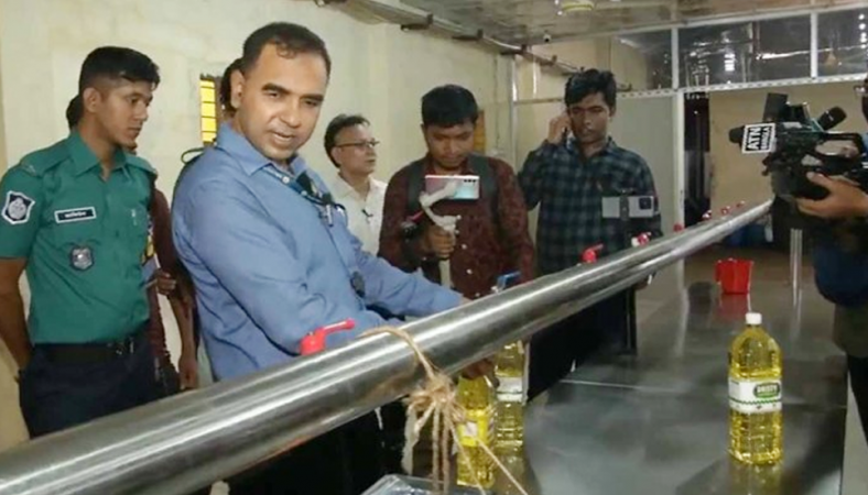 ঢাকায় তৈরি নকল সয়াবিন তেল বিক্রি হয় সিলেটে