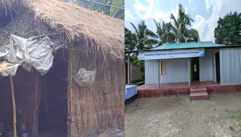 খড়ের ঘর ছেড়ে পাকা ঘরে যাবে আলেয়া