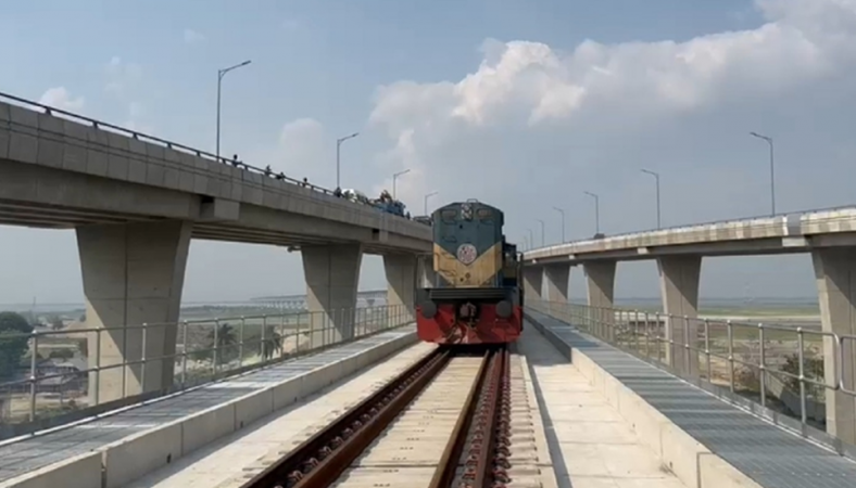 পদ্মা সেতুতে ট্রেন চলবে ১০ অক্টোবর