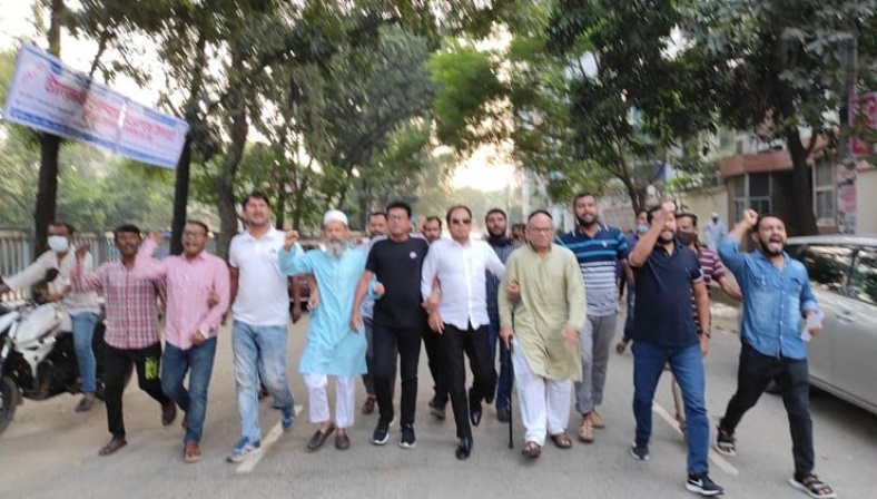 তৃতীয় দফা অবরোধে রিজভীর নেতৃত্বে পিকেটিং