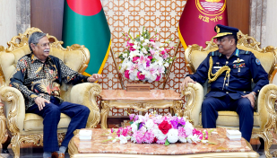 রাষ্ট্রপতির সঙ্গে বিমান বাহিনী প্রধানের সাক্ষাৎ