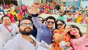 নৌকার প্রচারণায় ফেরদৌস-নিপুণ-রিয়াজ
