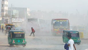 ঢাকার একিউআই স্কোর ১৬২, বাতাস ‘অস্বাস্থ্যকর’