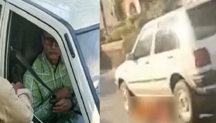 গাড়িচাপার পর নারীকে টেনেহিঁচড়ে নেওয়া সেই শিক্ষকের মৃত্যু