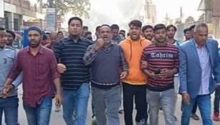 মির্জা ফখরুলকে আটকের প্রতিবাদে ঠাকুরগাঁওয়ে বিক্ষোভ