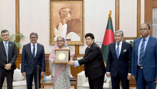 ‘আইডিএফ গ্লোবাল অ্যাম্বাসেডর ফর ডায়াবেটিস’ পদক পেলেন প্রধানমন্ত্রী
