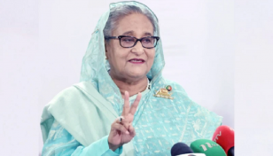 বিপুল ভোটে বিজয়ী শেখ হাসিনা