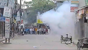 বগুড়ায় বিএনপি-পুলিশ সংঘর্ষ,আহত শতাধিক
