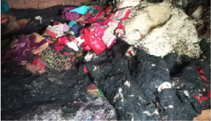 বাবার দেওয়া আগুনে পুড়ে মেয়ের মৃত্যু