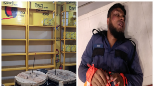 শরীয়তপুরে বিপনি বিতানে ডাকাতি