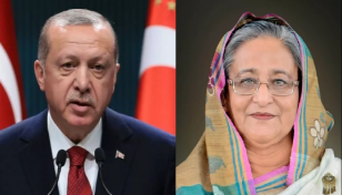 সম্পর্ককে নতুন উচ্চতায় নিতে অঙ্গীকার এরদোয়ান ও শেখ হাসিনার