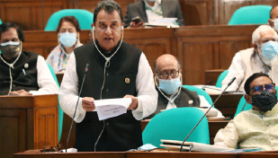 সংসদে বাজেট উত্থাপন শুরু