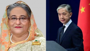 নিষেধাজ্ঞার বিরুদ্ধে প্রধানমন্ত্রী শেখ হাসিনার মন্তব্য 'আন্তর্জাতিক সম্প্রদায়ের বড় অংশে' প্রতিফলিত: চীন