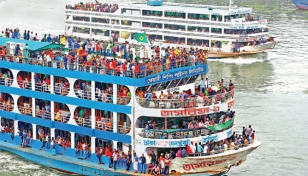ঈদে ৩০ লাখ মানুষ নৌ পথে বাড়ি যাবে