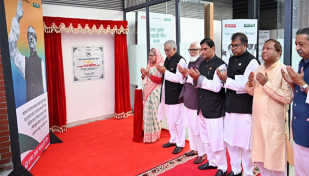 ঢাকা জেলা আ.লীগের কার্যালয় উদ্বোধন করলেন প্রধানমন্ত্রী