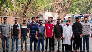 ডাচ্-বাংলা ব্যাংকের আড়াই কোটি টাকাসহ সিলেট থেকে গ্রেপ্তার ৮