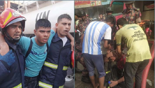 আগুনে ৭ ফায়ার সার্ভিস কর্মী আহত 