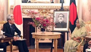 জাইকা প্রেসিডেন্টের সঙ্গে প্রধানমন্ত্রীর সৌজন্য সাক্ষাৎ