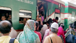 ঈদযাত্রা: আজ চলবে ৫৫ জোড়া ট্রেন