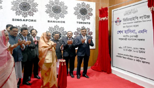 শাহজালালে ভিভিআইপি লাউঞ্জ উদ্বোধন করলেন প্রধানমন্ত্রী