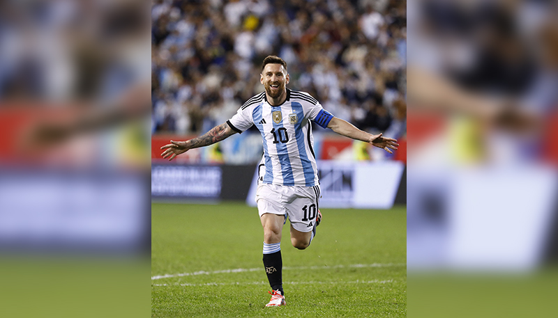 Lionel Messi at the double as Argentina streak continues with