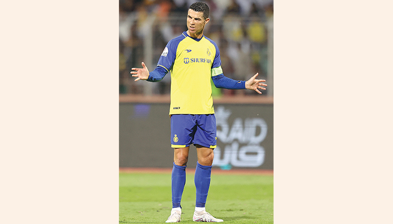 Cristiano Ronaldo scores four for Al Nassr to pass 500 league goals - in  pictures