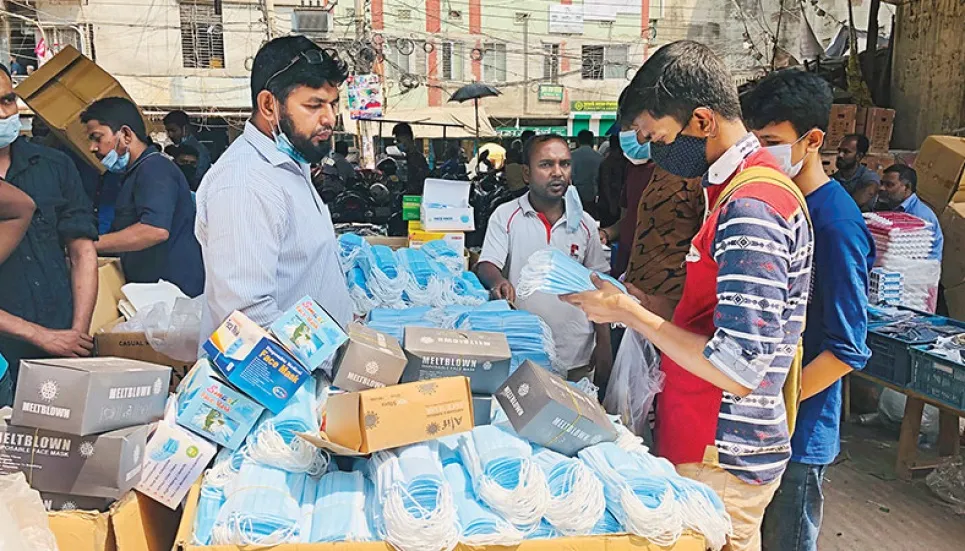 Substandard masks flood market 