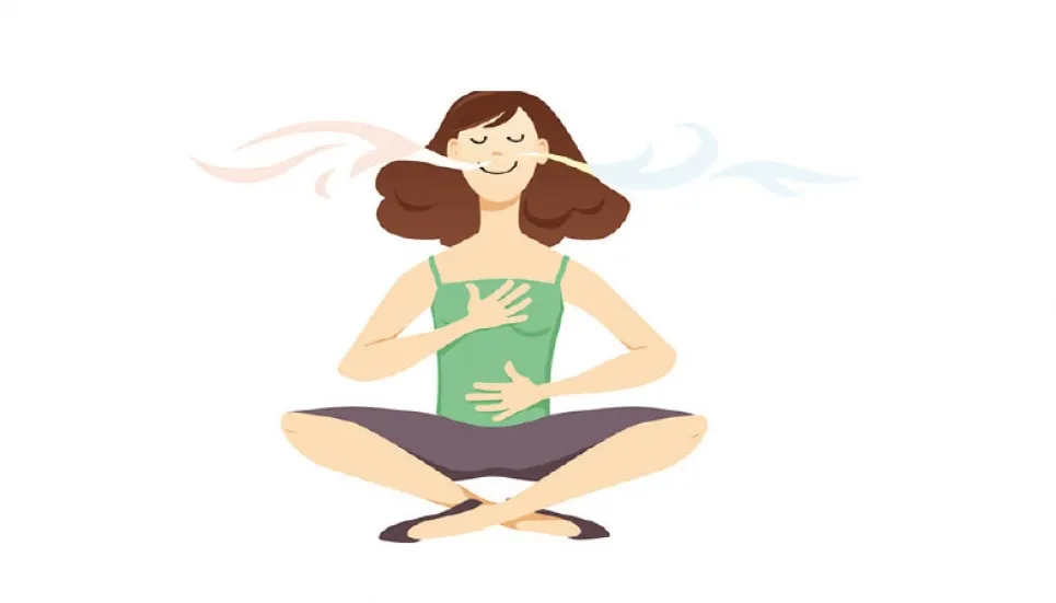 Breathing exercises to relieve stress 