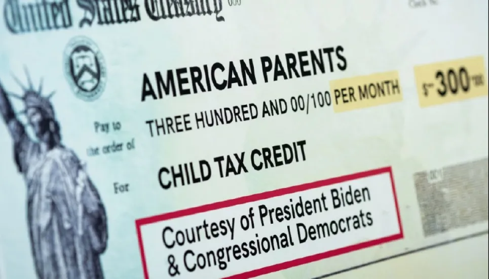 US child tax credit payments decreasing hunger 