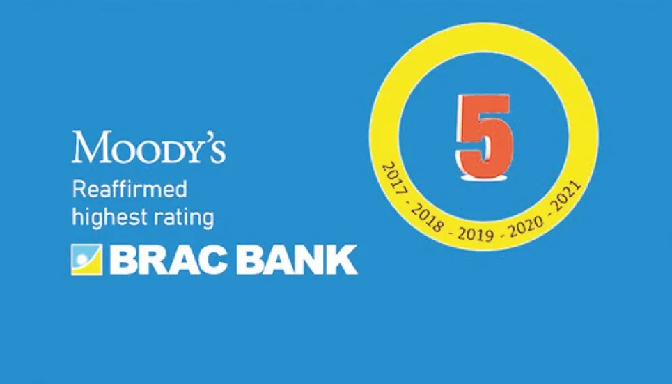 BRAC Bank steady at Moody’s rating 