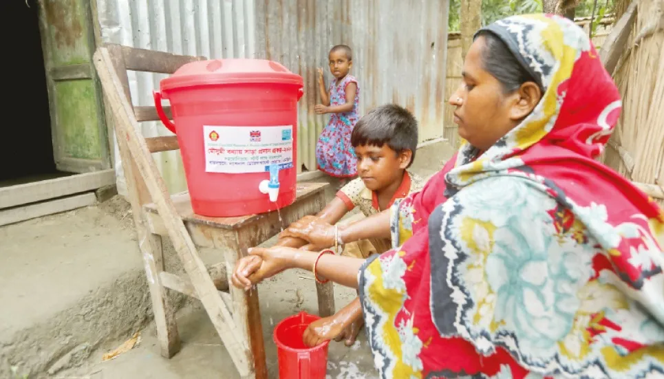 Girls ahead of boys in wearing mask and washing hands 