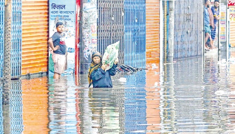 Perennial problem of waterlogging 