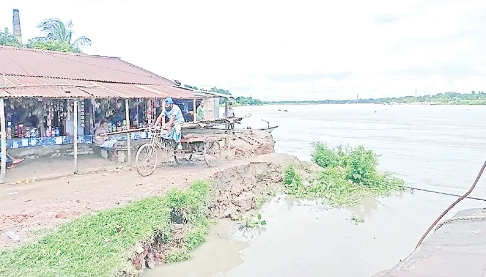 River erosion intensifies in Madaripur 