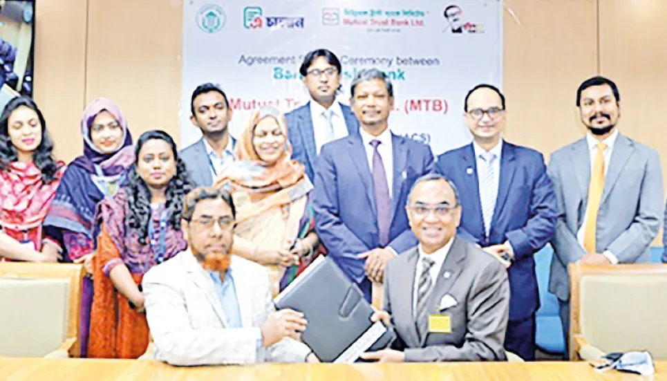 MTB signs agreement with Bangladesh Bank on ACS 