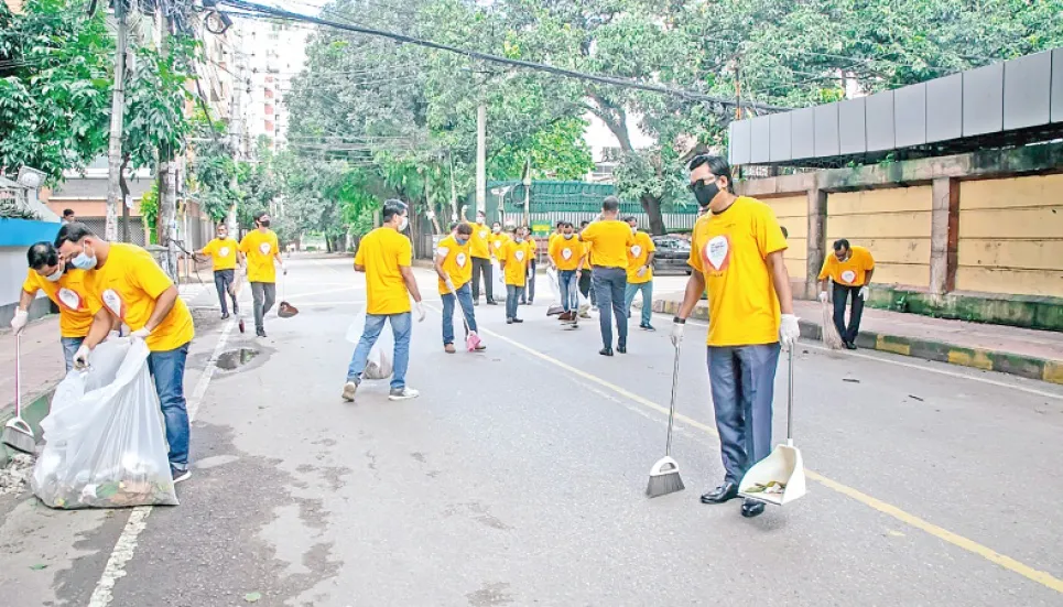 Westin Dhaka conducts cleaning drive 