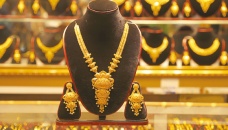 Gold prices down Tk 1,518 per bhori 
