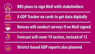 BBS to sign deals for releasing quarterly GDP data 