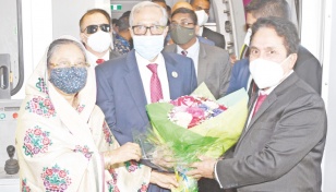 President reaches Berlin for health checkup 