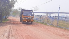 Birsrestha Ruhul Amin Road in Khulna in dire state