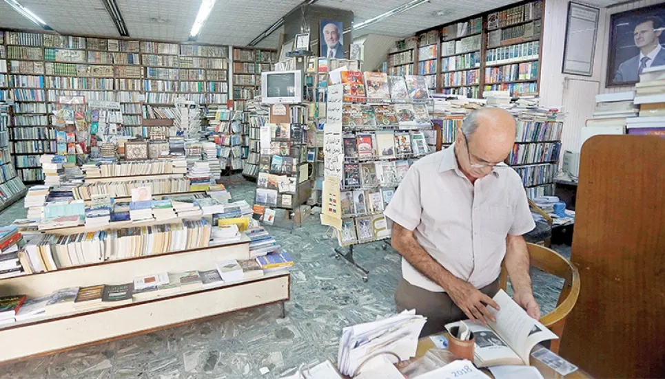 Damascus bookshops disappear as crisis hits culture