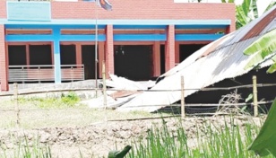 Madaripur school playground occupied, used for cultivation