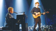 Ed Sheeran teams up with Elton John 