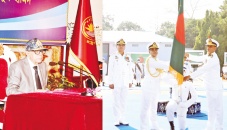 Protect Bangladesh’s blue economy, president tells navy