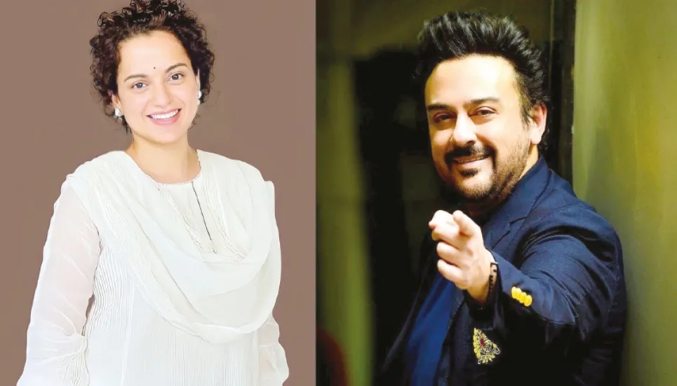 Kangana Ranaut, Adnan Sami receive Padma Shri award 